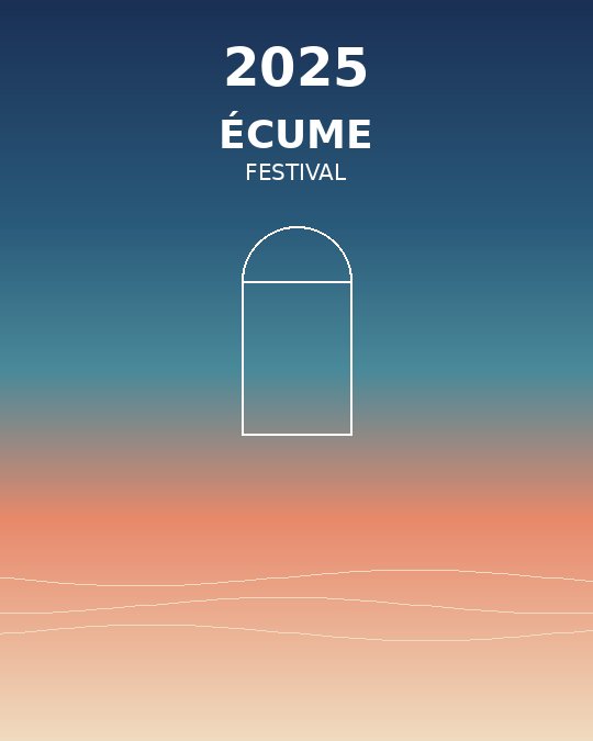 Affiche Écume Festival 2025