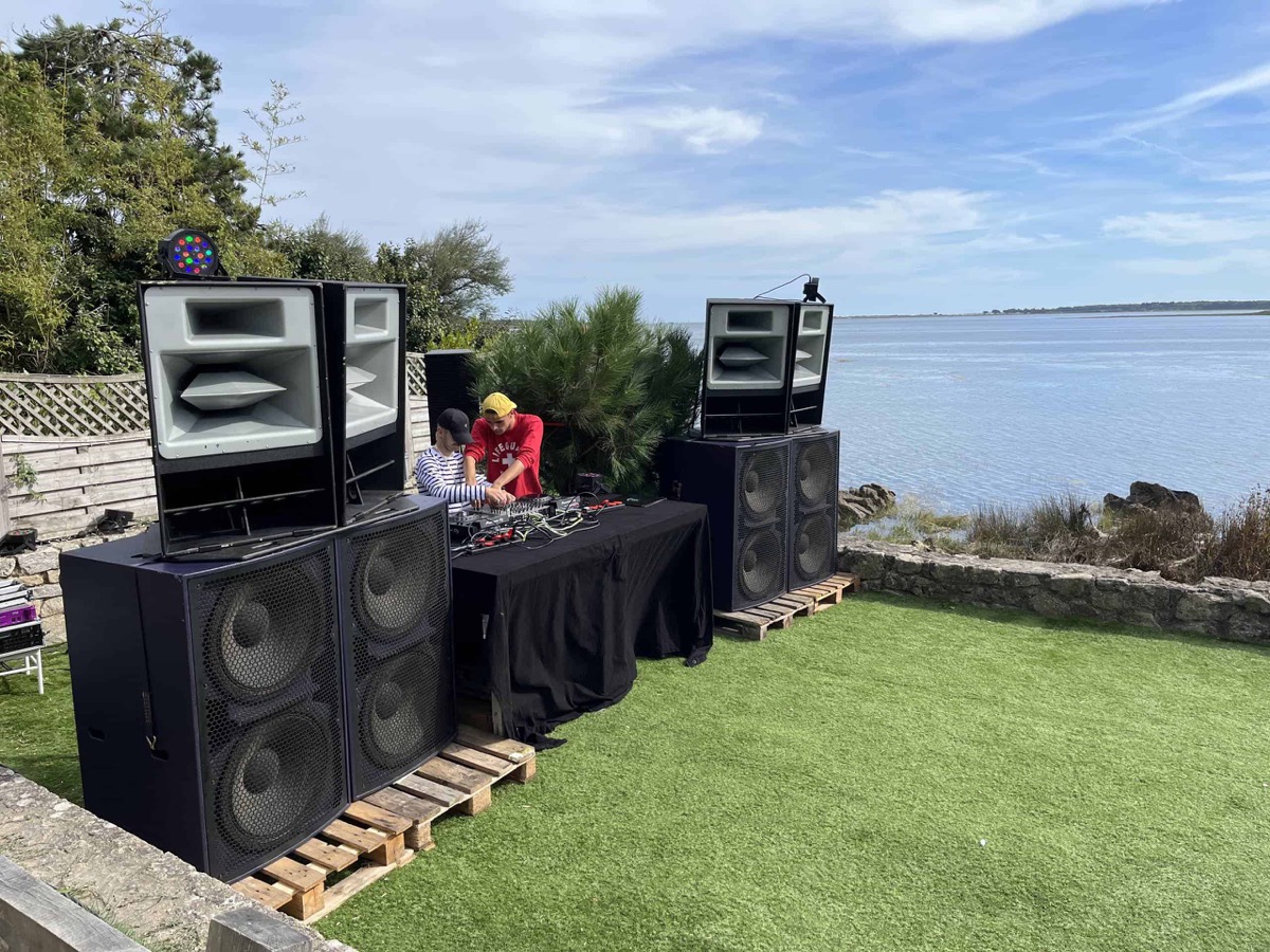 Système Funktion One en bord de mer