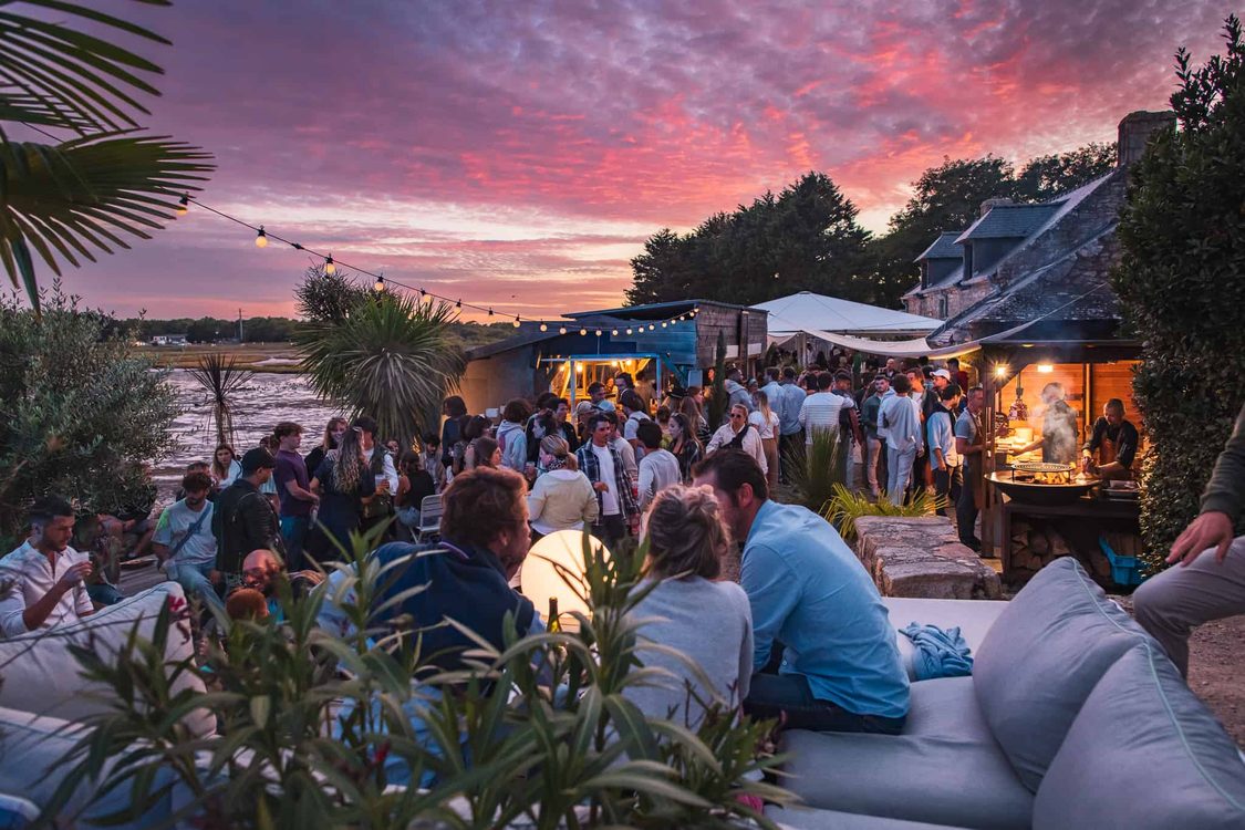 Golden hour sur le festival
